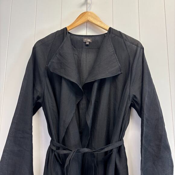 Uniqlo Womens Whimsigoth Lightweight Duster Jacket Size S Minimalist Witchy Chic - Picture 1 of 9